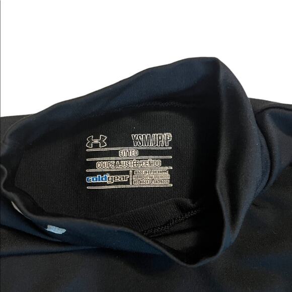 Under Armour Coldgear Long Sleeve Mock Neck Fitted Shirt - Small - Picture 3 of 4